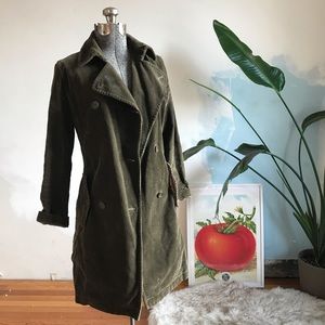 GAP Corduroy Trench Coat